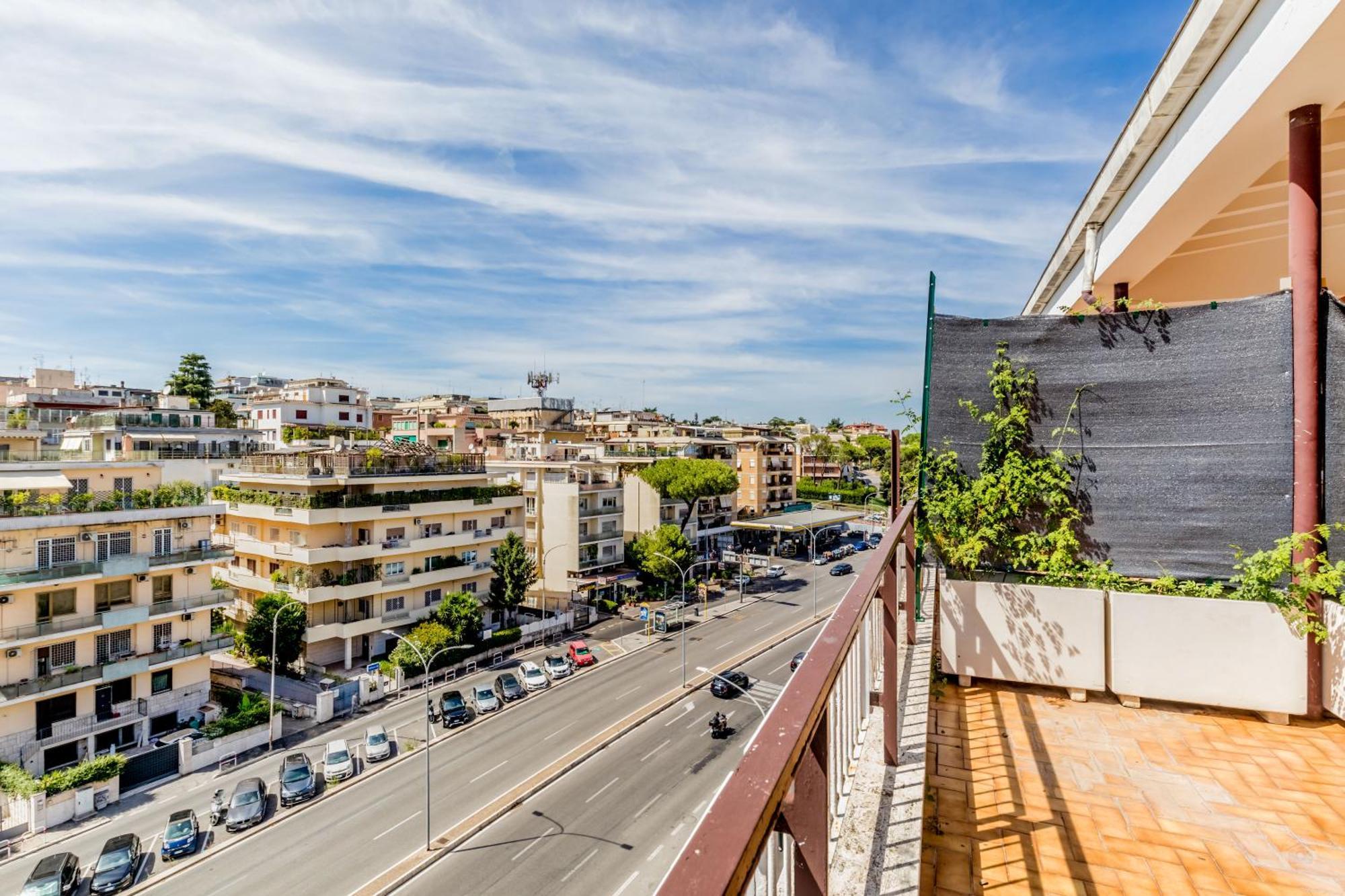 Apartamento L'attico Con Terrazza In Corso Francia Roma